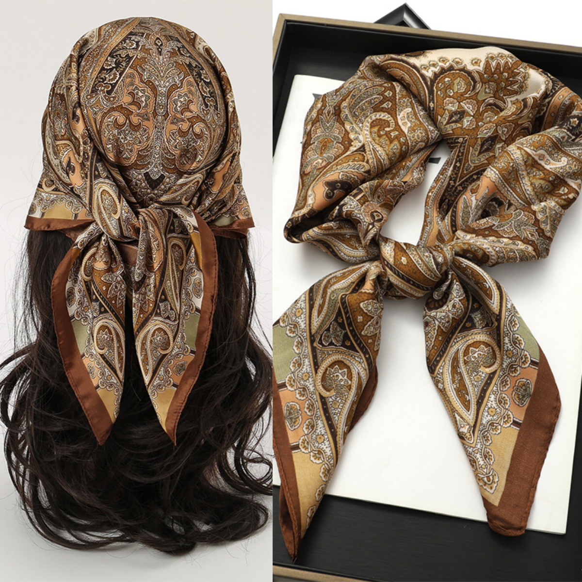 Bohemian Style Print Luxury Br – Face Scarf Mask recenzja i cena
