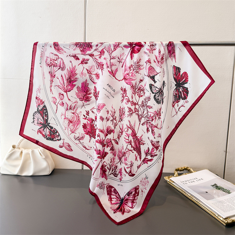 Vintage Butterfly Sketch Squar – Ascot Neck Scarf recenzja i cena