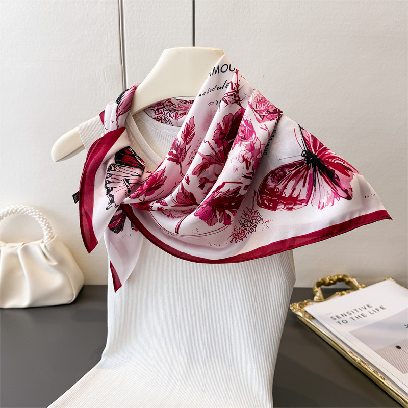 Vintage Butterfly Sketch Squar – Ascot Neck Scarf recenzja i cena