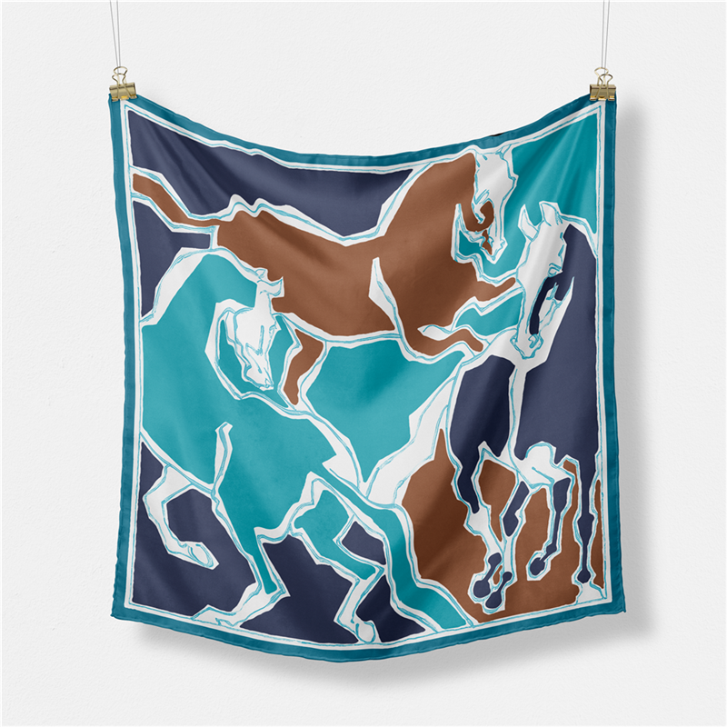 Twill Silk Scarf Woman Three H – Scarf Silk Square recenzja i cena