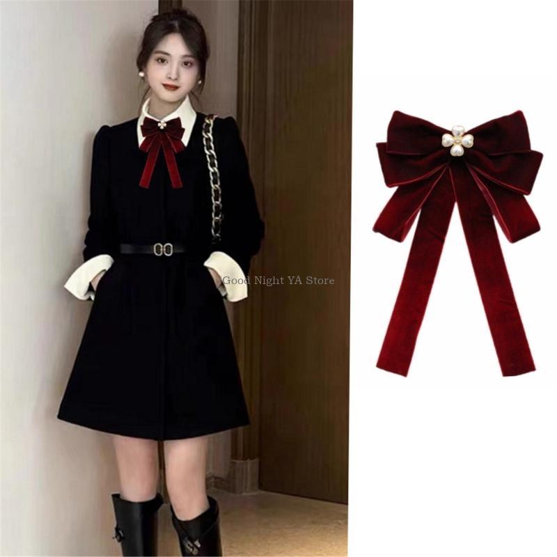 Luxurious Velvets Bows Tie for – Bow Tie Pre Tied recenzja i cena