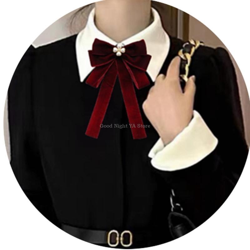 Luxurious Velvets Bows Tie for – Bow Tie Pre Tied recenzja i cena