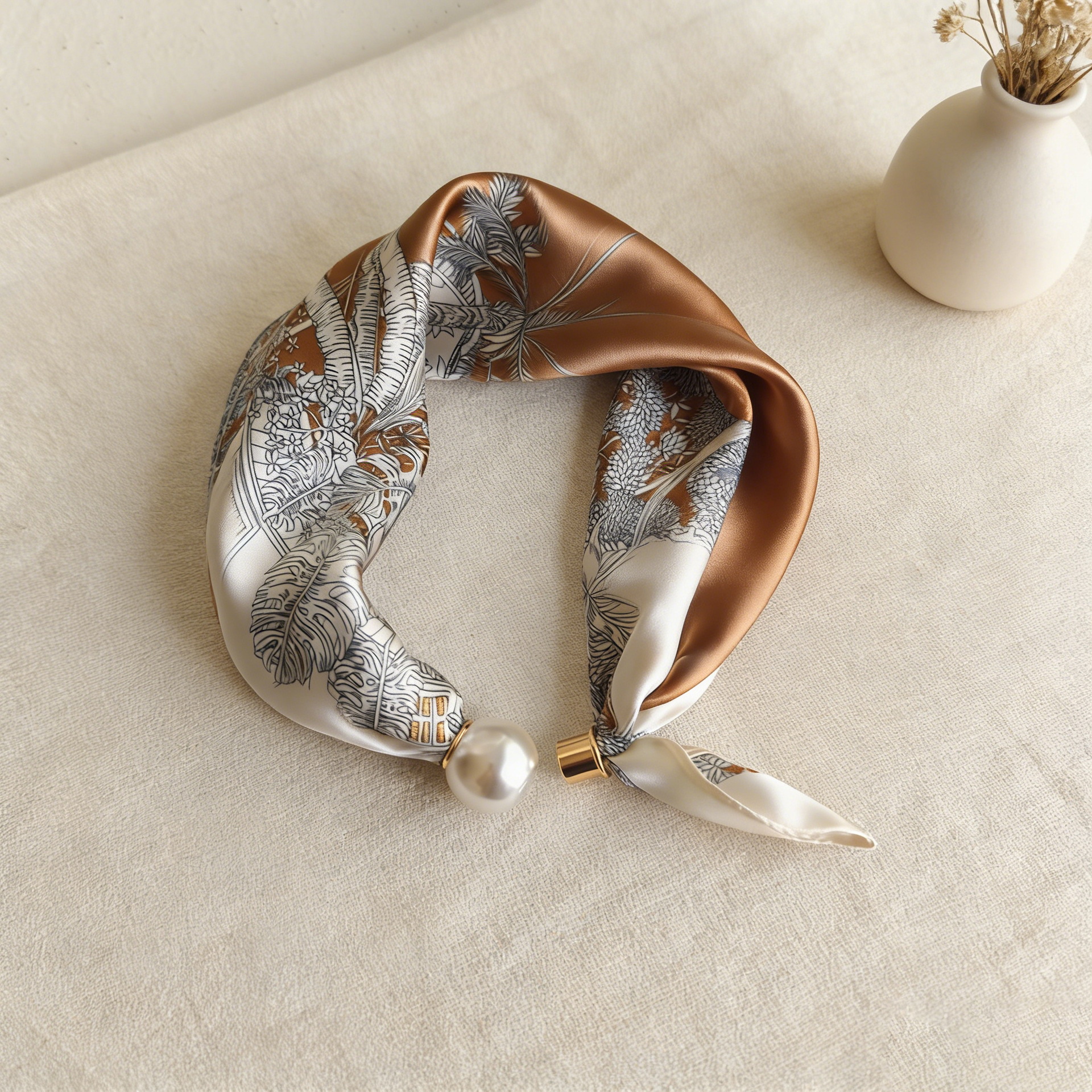 Fashion Scarf Silk Neck Scarf  – Silk Neck Scarf recenzja i cena