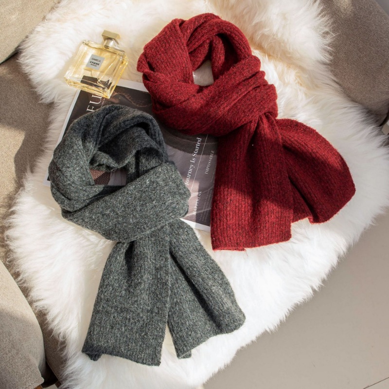 Korean Style Classic Woolen Sc – Muffler Men Wool recenzja i cena