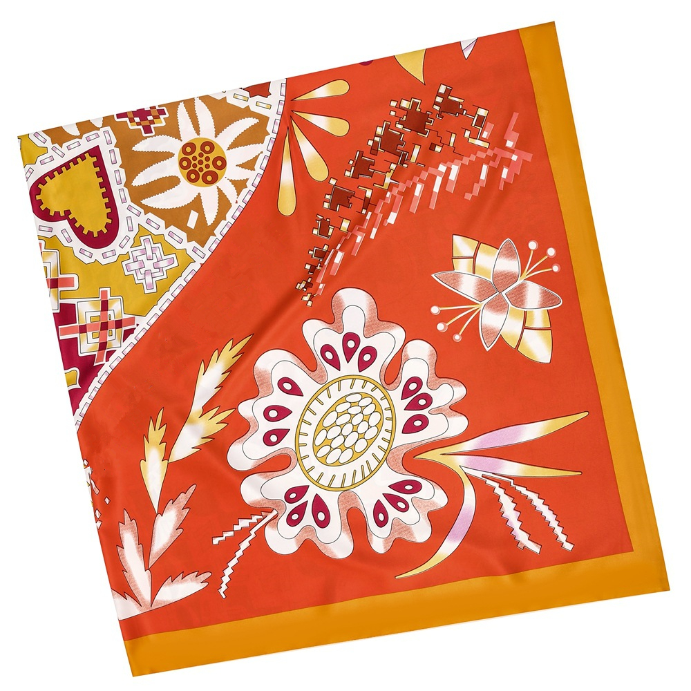 130cm Brand Women Scarves Desi – Scarf Silk Square recenzja i cena