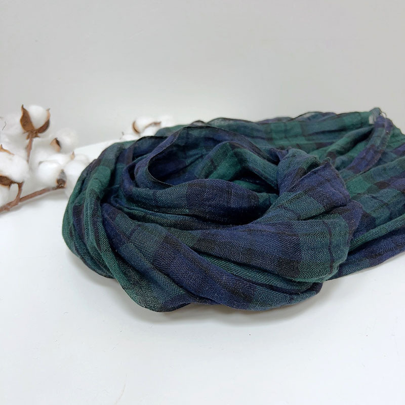 Retro Stripe 100% Linen scarf  – Ascot Neck Scarf recenzja i cena