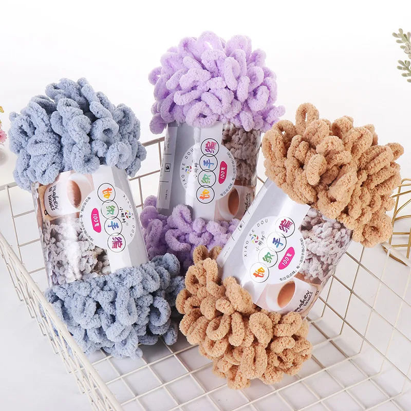 5pcs100g/Roll Puffy Finger Loo – Woven Scarf Blanket recenzja i cena