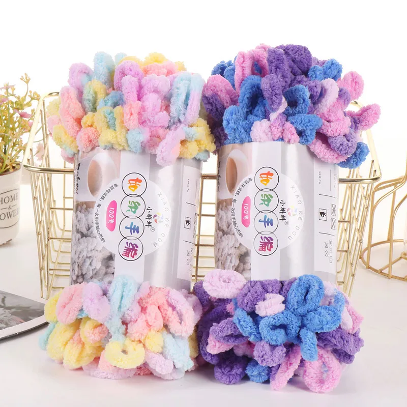5pcs100g/Roll Puffy Finger Loo – Woven Scarf Blanket recenzja i cena