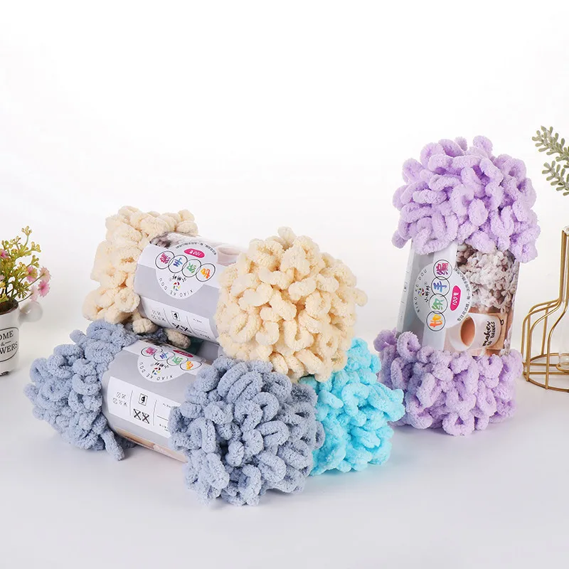 5pcs100g/Roll Puffy Finger Loo – Woven Scarf Blanket recenzja i cena