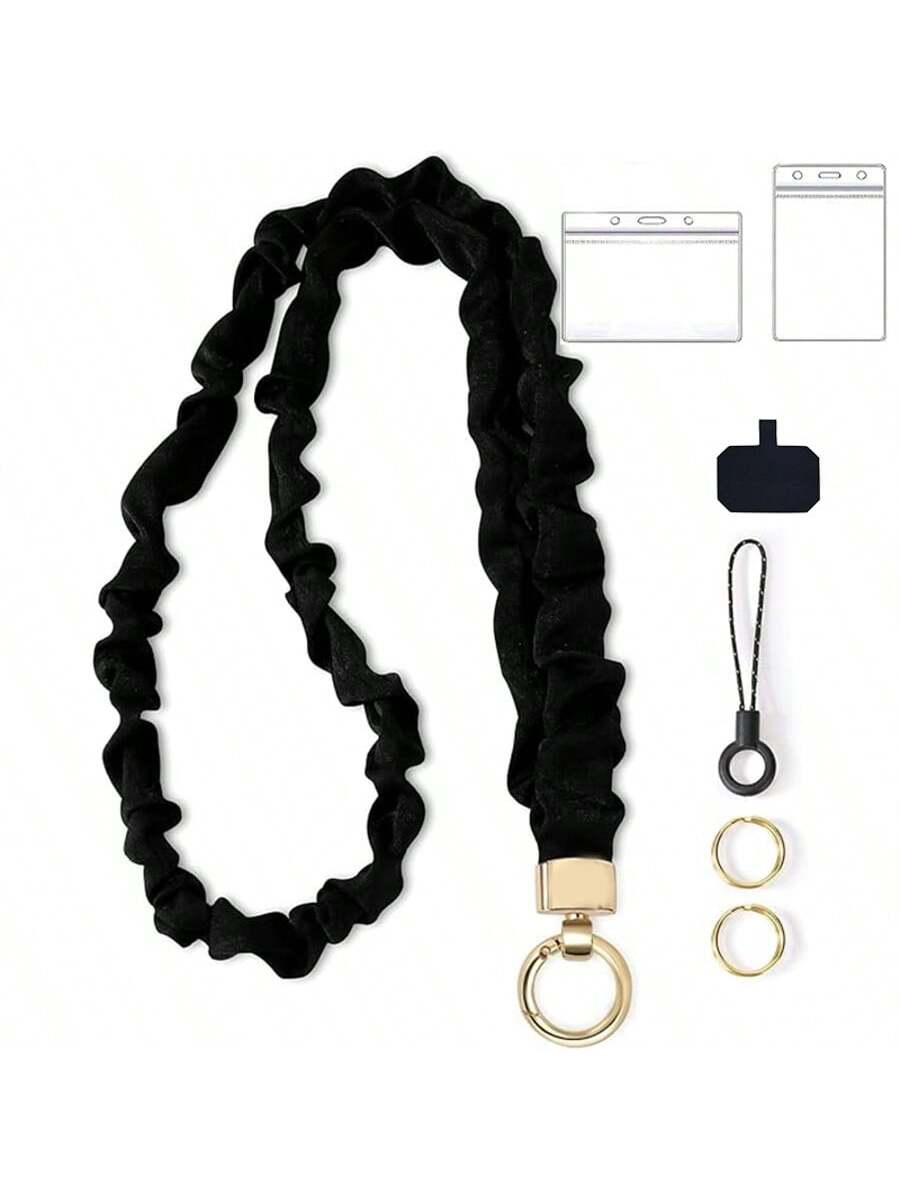 Stretchy Scrunchie Lanyard For – Lanyard Badge Holder recenzja i cena