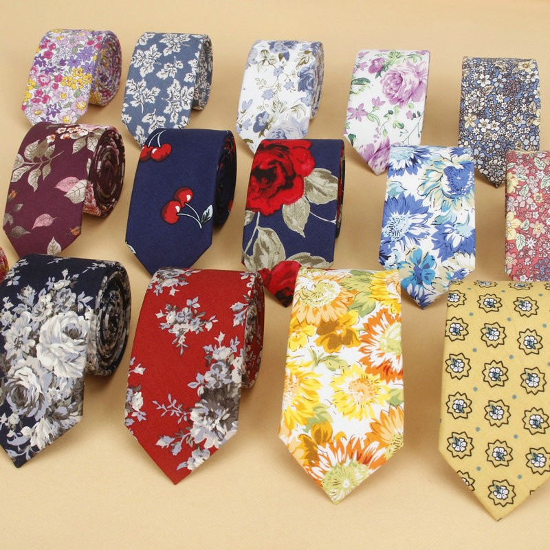 Brand New Floral Tie for Men's – Skinny Tie Men recenzja i cena