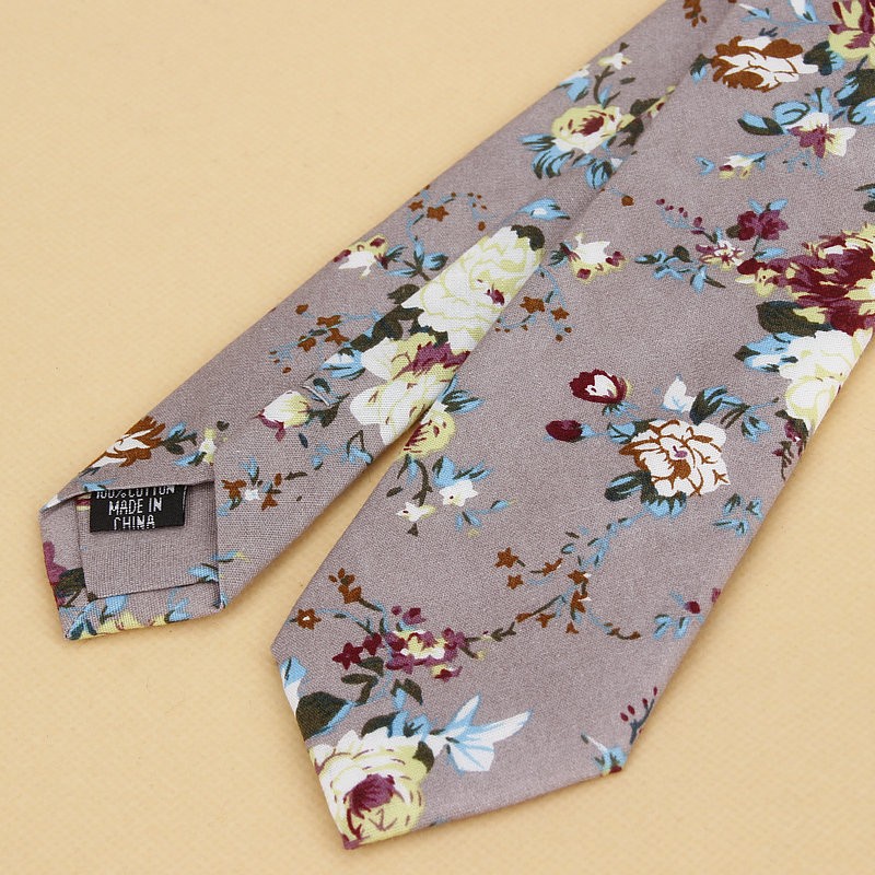 Brand New Floral Tie for Men's – Skinny Tie Men recenzja i cena