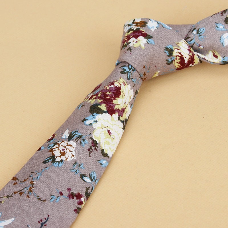 Brand New Floral Tie for Men's – Skinny Tie Men recenzja i cena
