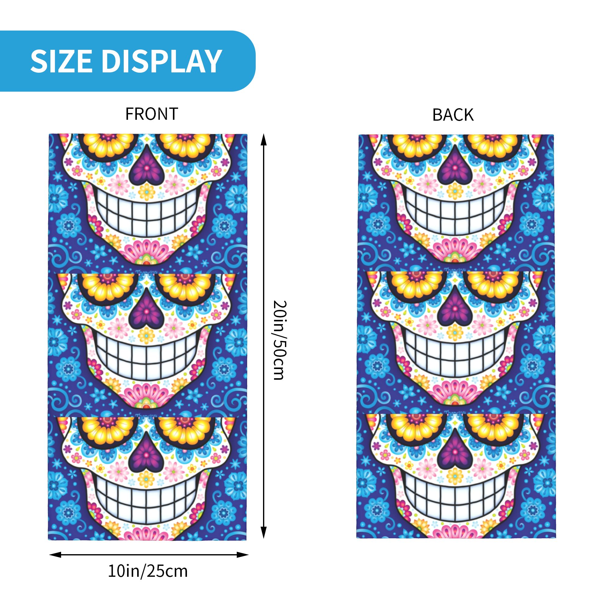 Custom Day Of The Dead Sugar S – Neck Warmer Tube recenzja i cena