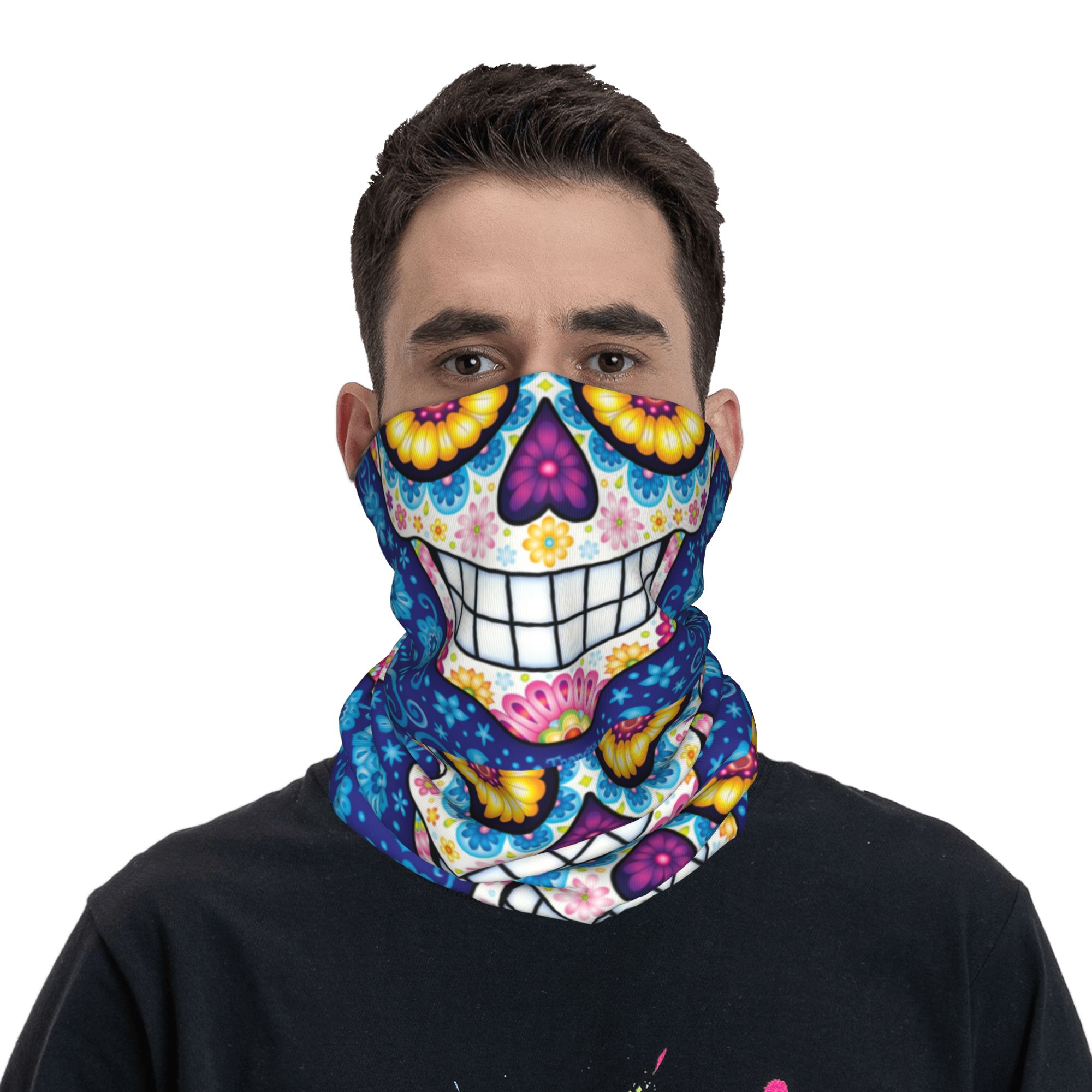 Custom Day Of The Dead Sugar S – Neck Warmer Tube recenzja i cena
