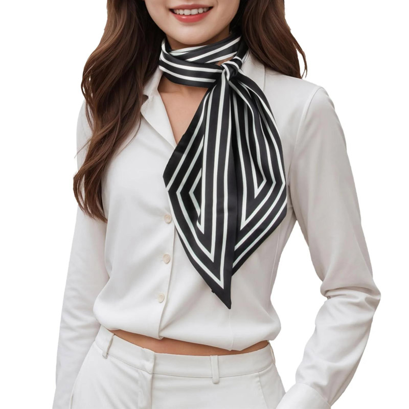 Fashion Stripes Hair Ribbon Sc – Silk Tie Striped recenzja i cena