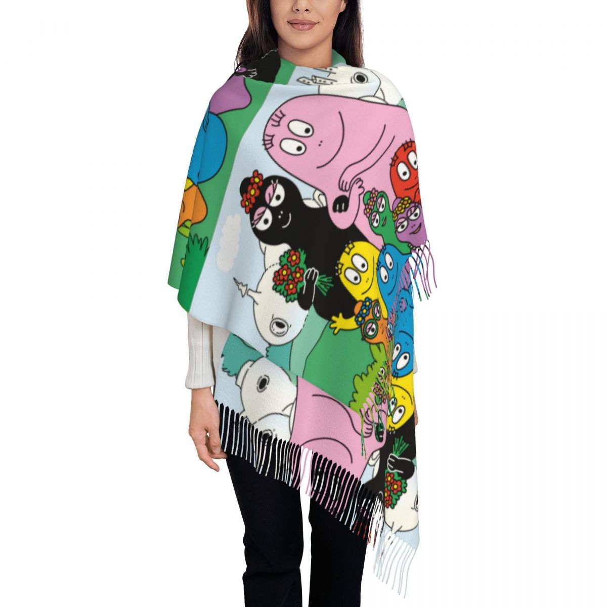 Les Barbapapa Family Shawls Wr – Pashmina Wrap Large recenzja i cena