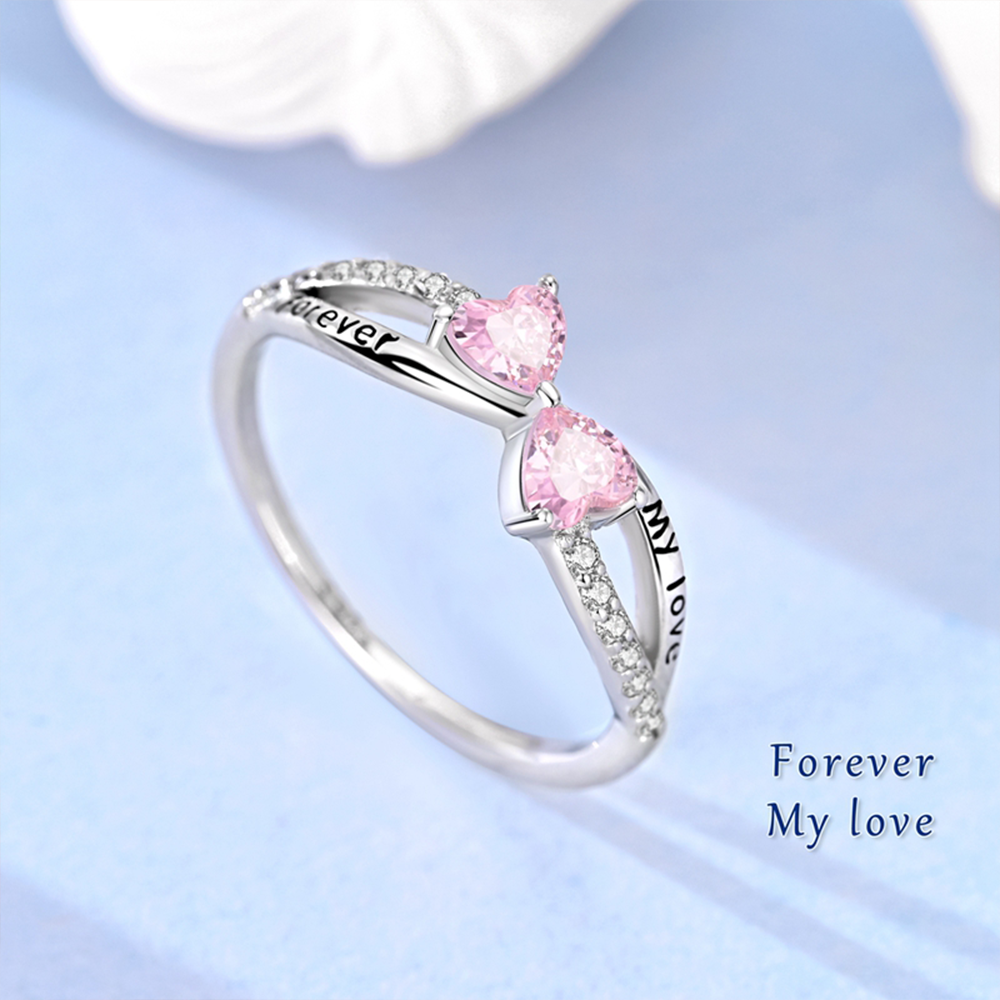 925 Silver Pink Zircon Bow Cat – Tie Clip Silver recenzja i cena