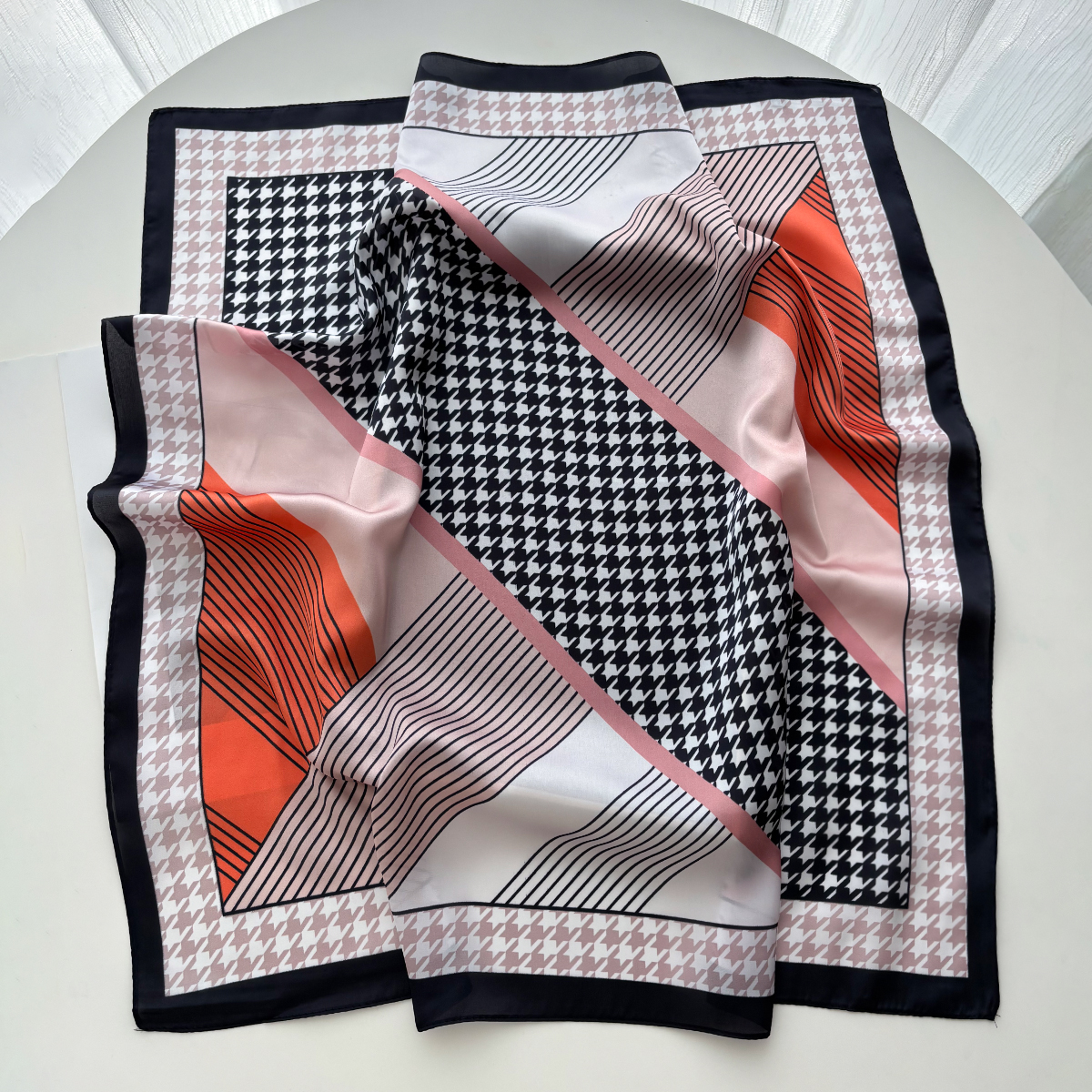 New Printed Square Scarf For W – Scarf Silk Square recenzja i cena