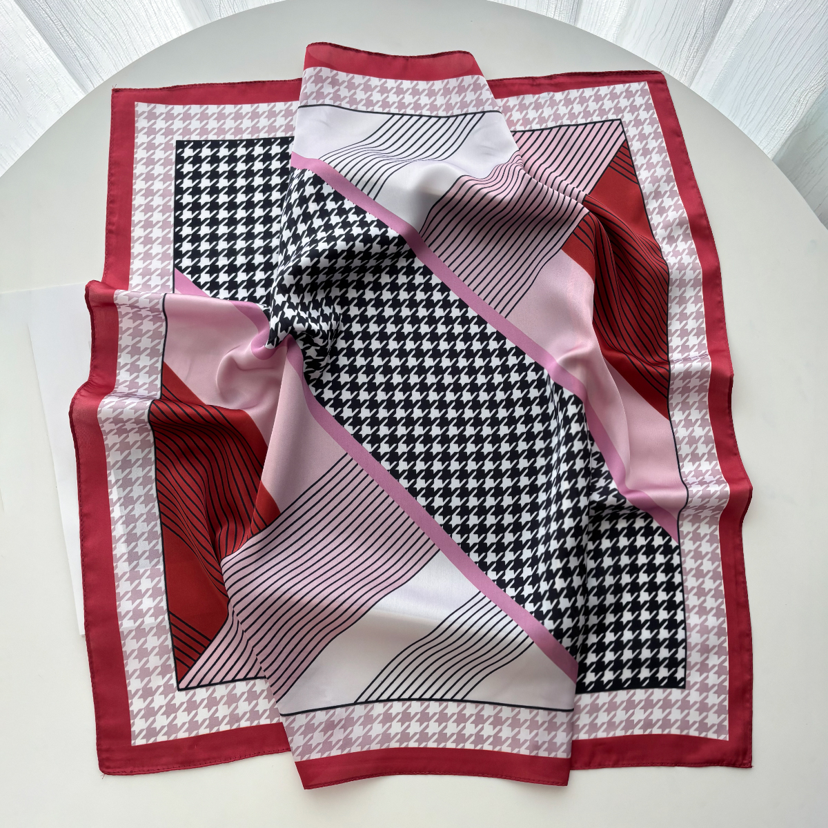 New Printed Square Scarf For W – Scarf Silk Square recenzja i cena