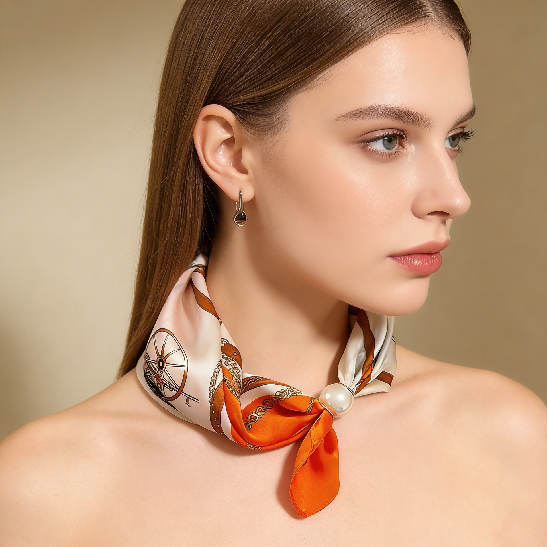 Scarf Chain Silk Lazy Magnetic – Face Scarf Mask recenzja i cena