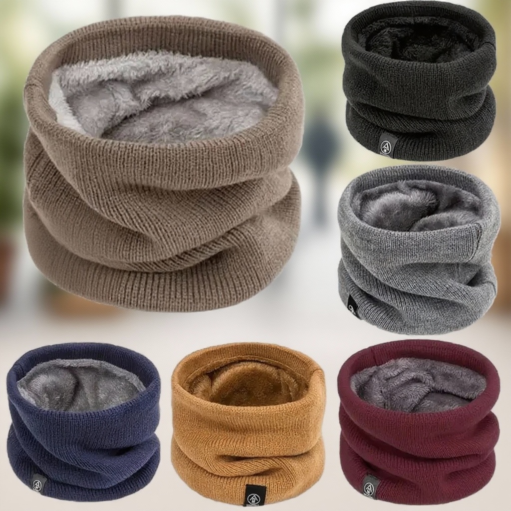 Warm Knitted Scarf Thickened P – Neck Warmer Tube recenzja i cena