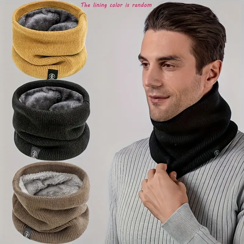 Warm Knitted Scarf Thickened P – Neck Warmer Tube recenzja i cena