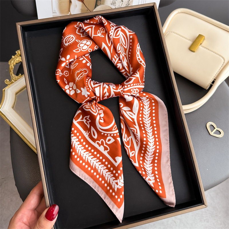 1Pc cashew print fashion silk  – Scarf Silk Square recenzja i cena