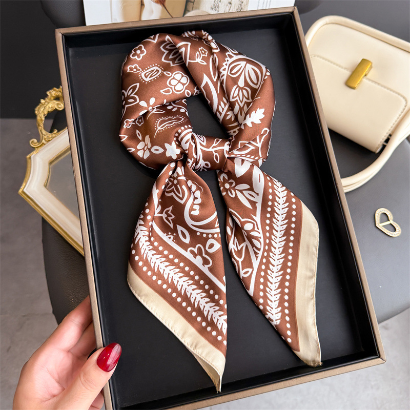 1Pc cashew print fashion silk  – Scarf Silk Square recenzja i cena