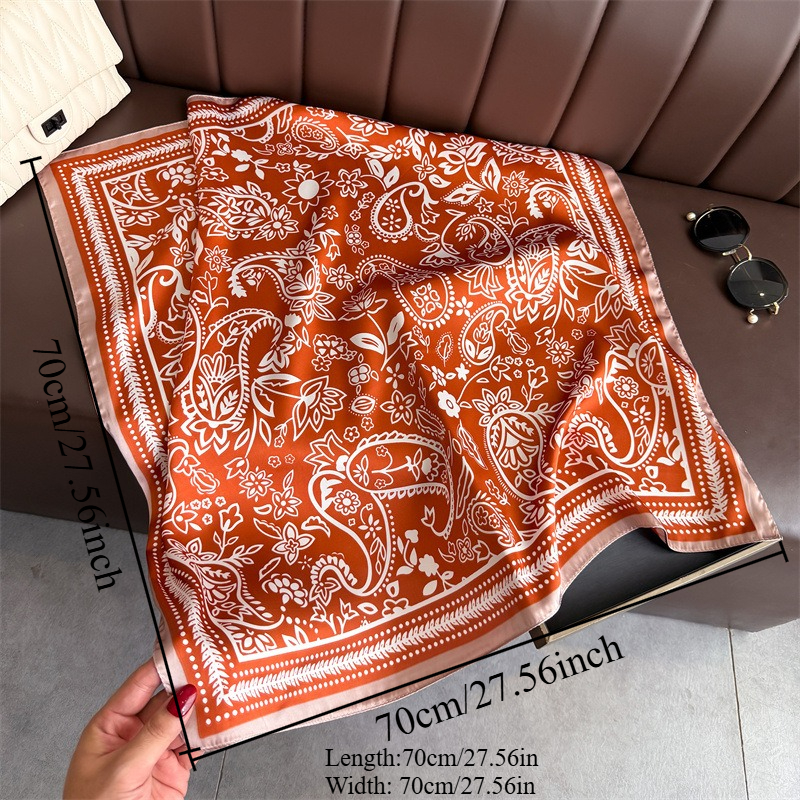 1Pc cashew print fashion silk  – Scarf Silk Square recenzja i cena