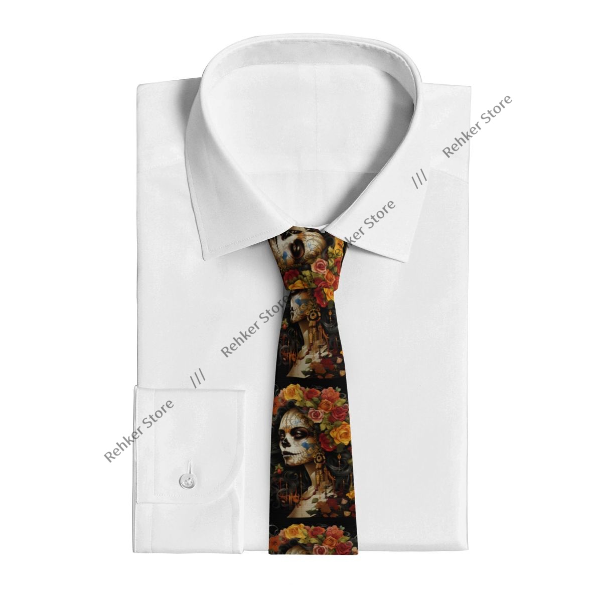 Mens Tie Classic Skinny Day Of – Skinny Tie Men recenzja i cena