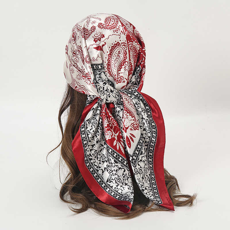 Satin Square Scarf Women Musli – Face Scarf Mask recenzja i cena