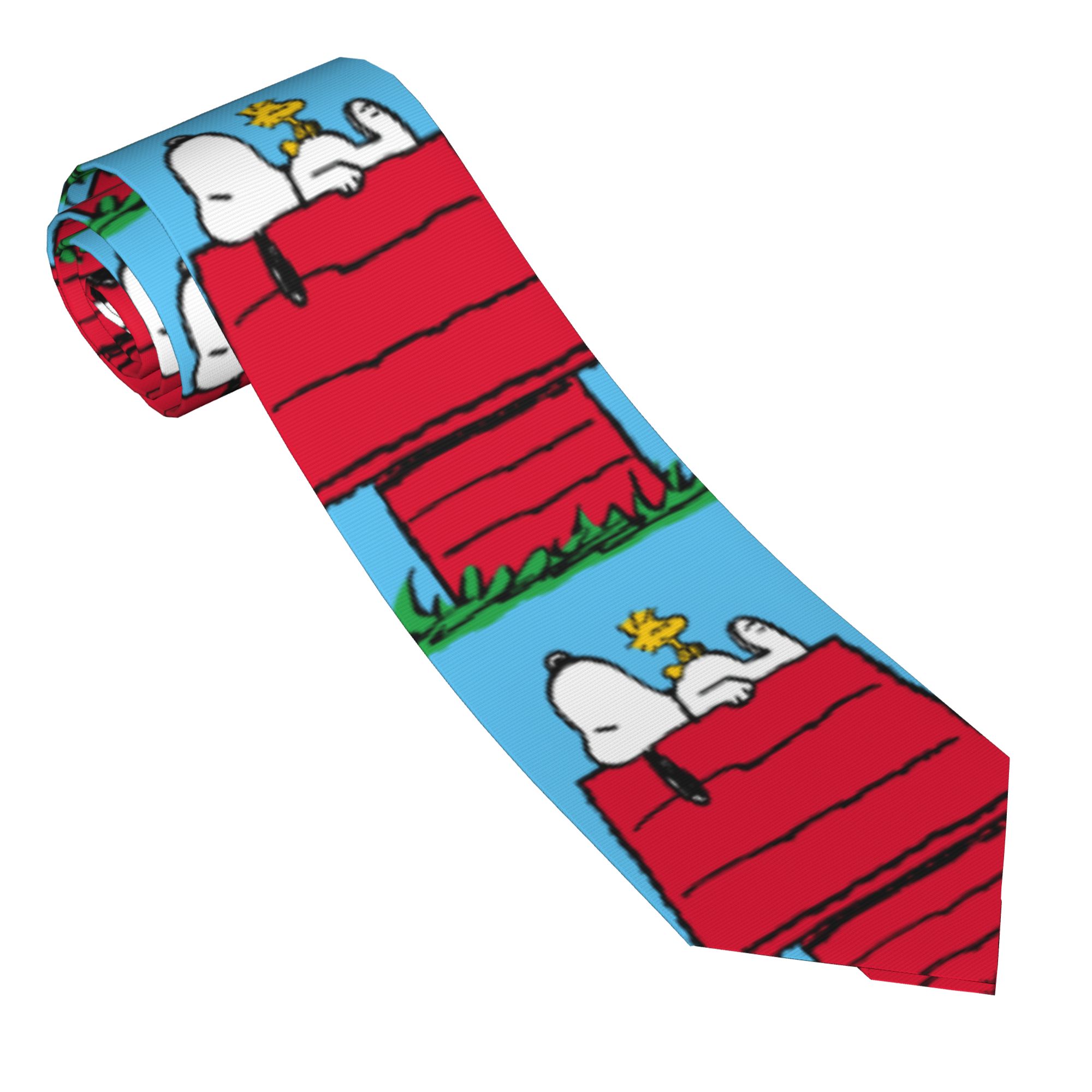 Neckties Snoopy Woodstock Dogh – Skinny Tie Men recenzja i cena