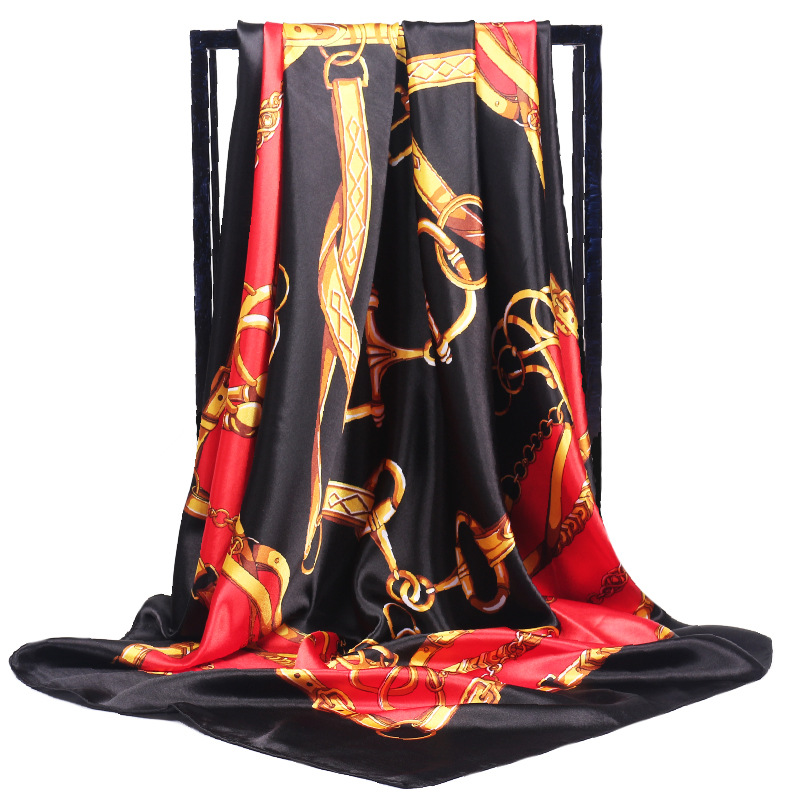 90*90cm Ladies Silk Scarf Band – Face Scarf Mask recenzja i cena