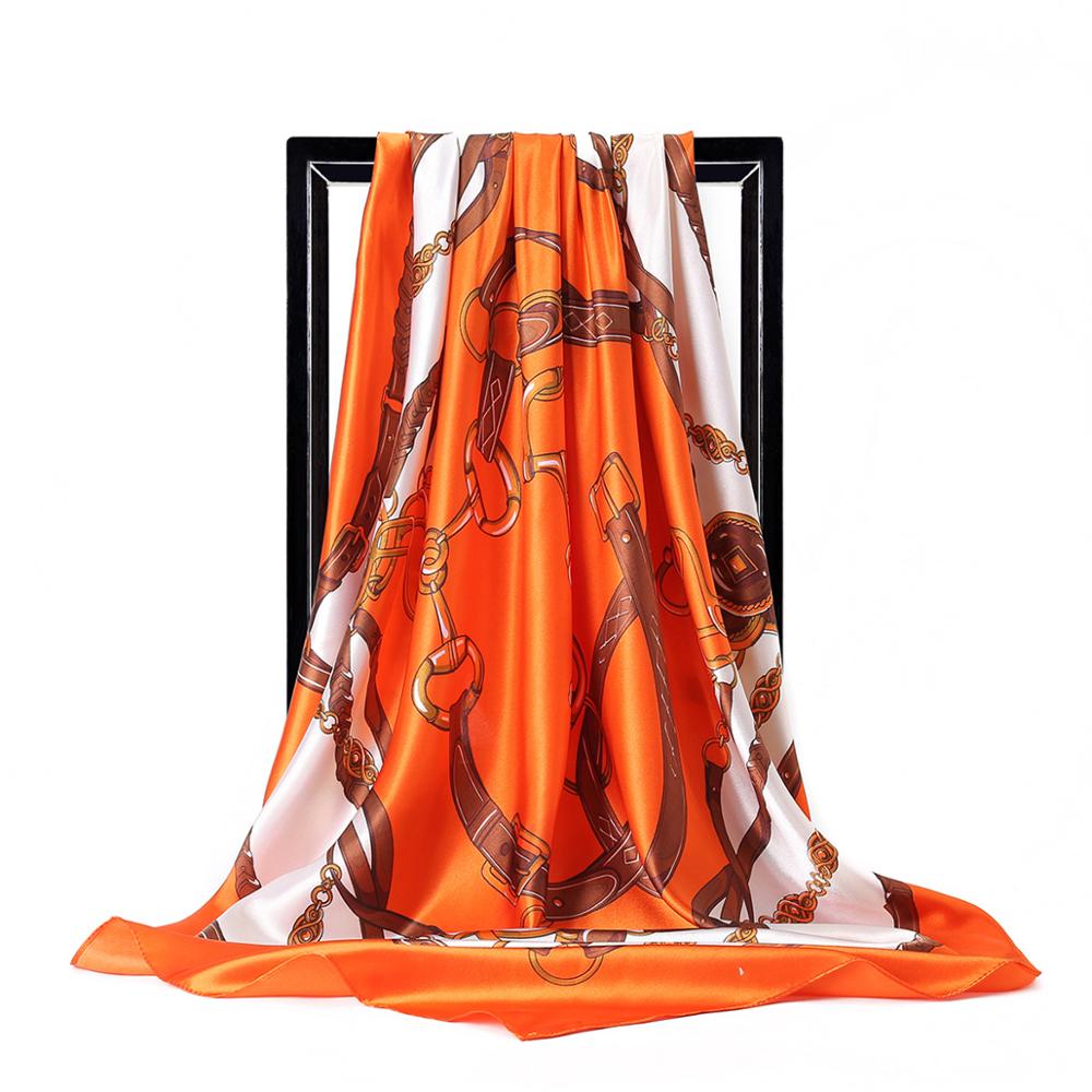 90*90cm Ladies Silk Scarf Band – Face Scarf Mask recenzja i cena