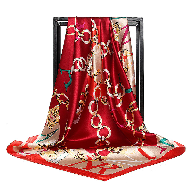 90*90cm Ladies Silk Scarf Band – Face Scarf Mask recenzja i cena
