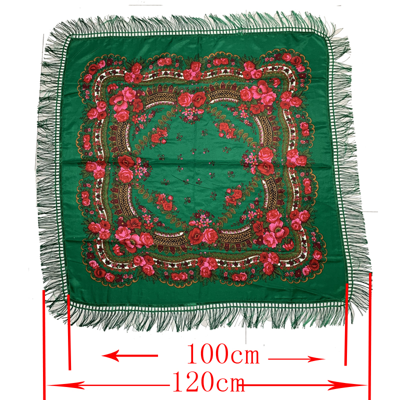 120*120cm Retro Floral Printed – Bandana Cotton recenzja i cena