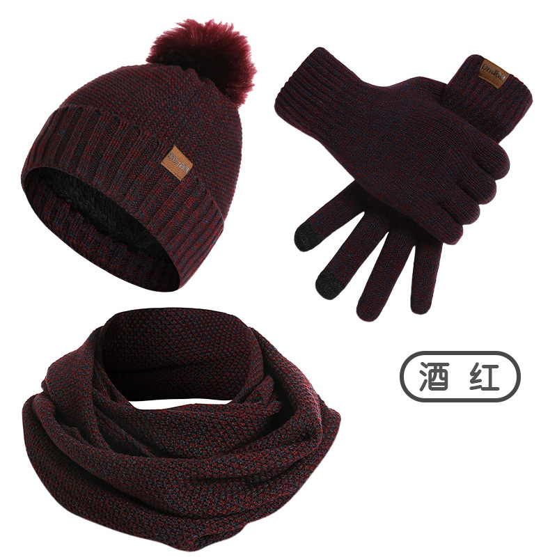 Women Winter 3Pcs Fleece Lined – Infinity Scarf Knit recenzja i cena