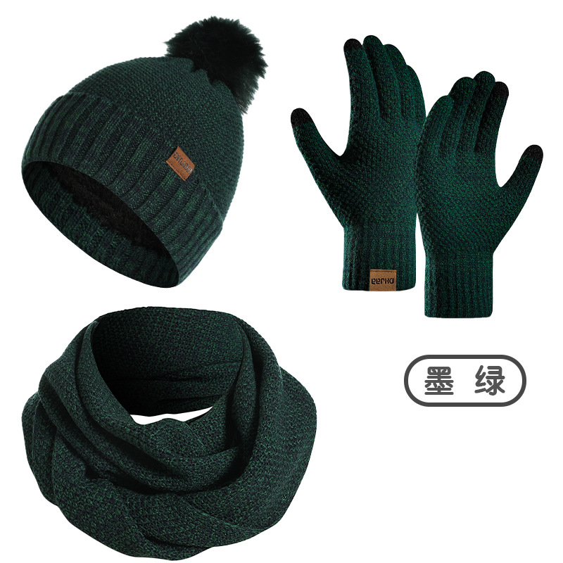 Women Winter 3Pcs Fleece Lined – Infinity Scarf Knit recenzja i cena