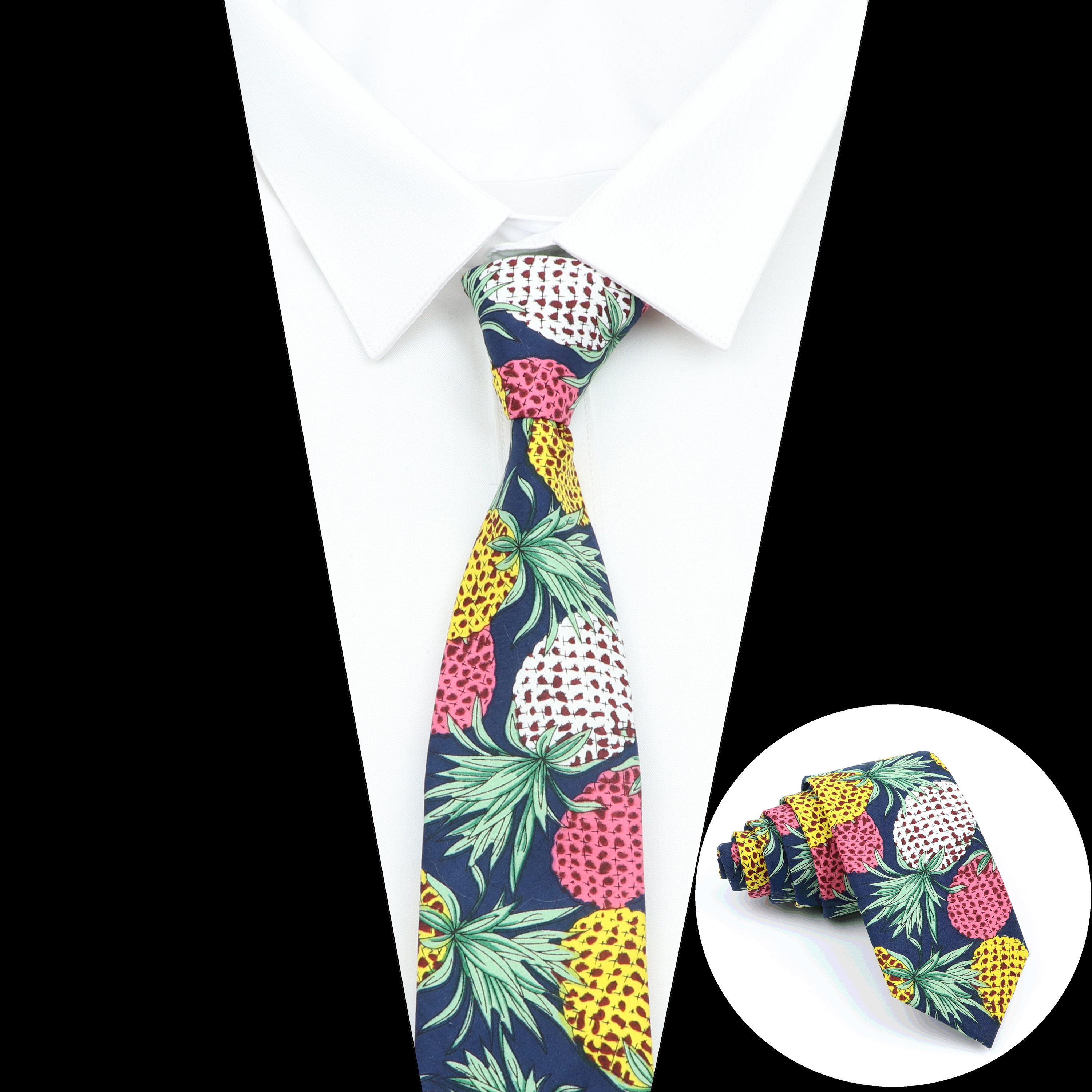 Men's Floral Neck Tie For Man  – Skinny Tie Men recenzja i cena