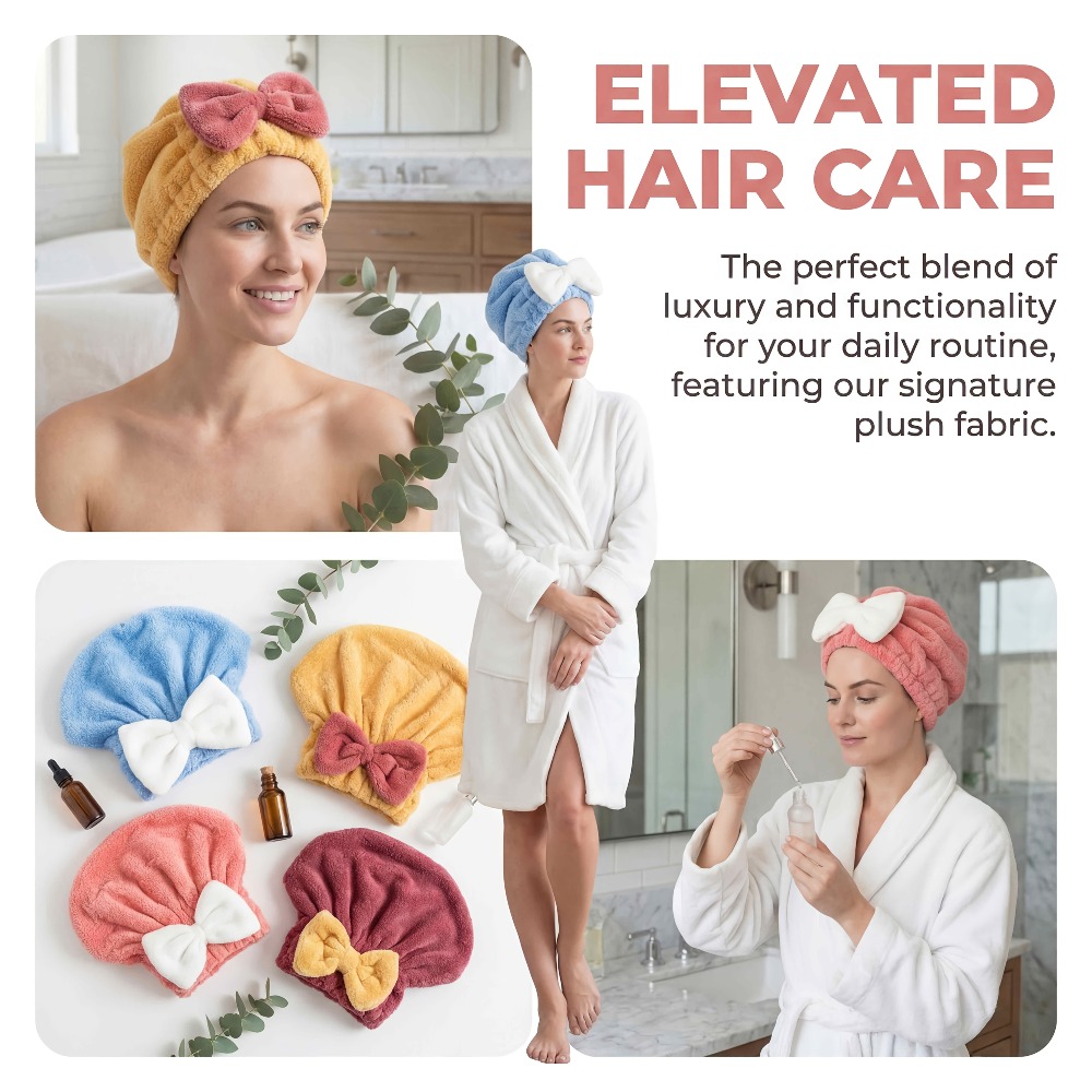 Microfiber Hair Drying Cap, Qu – Head Wrap Turban recenzja i cena