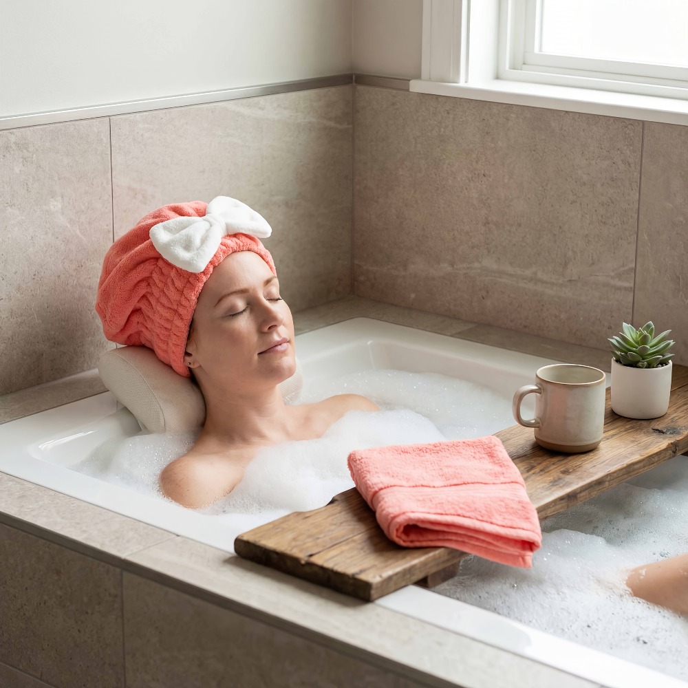 Microfiber Hair Drying Cap, Qu – Head Wrap Turban recenzja i cena