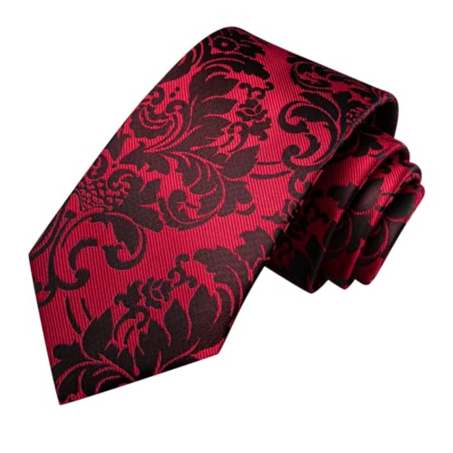 Silk Ties for Men Plaid Paisle – Pocket Square Set recenzja i cena