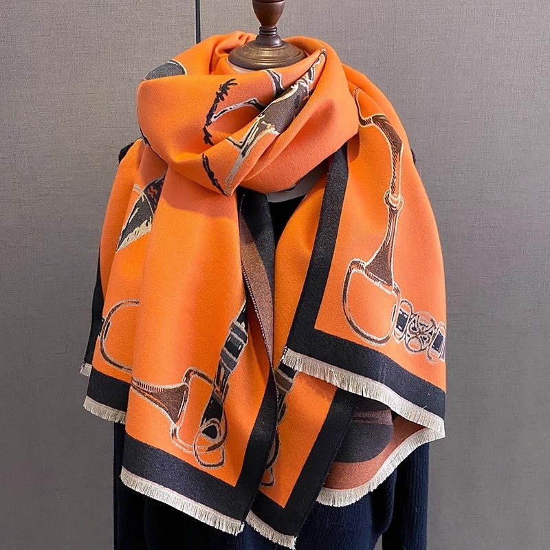 Retro Rider Horse Imitation Ca – Muffler Men Wool recenzja i cena