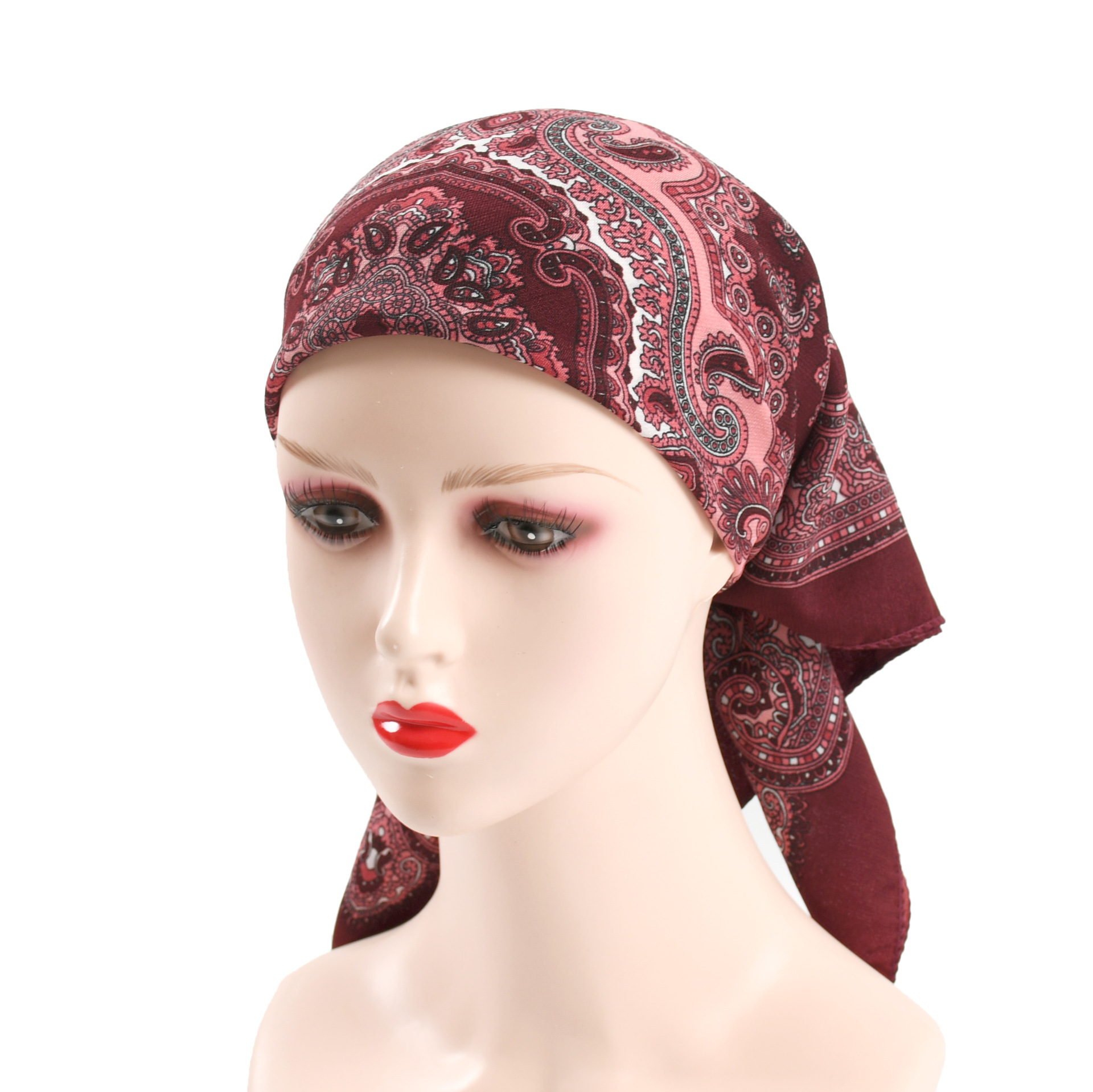 70*70cm Women Retro Floral Rus – Bandana Cotton recenzja i cena