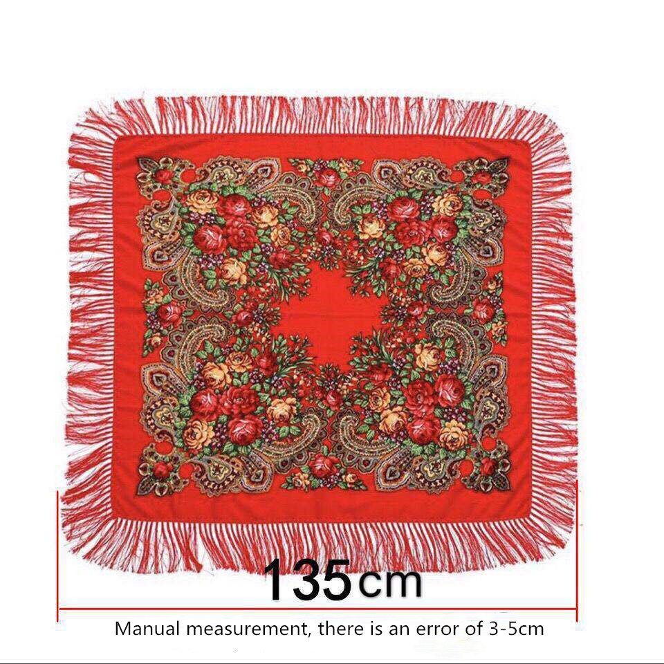 135*135cm Women Russian Style  – Bandana Cotton recenzja i cena