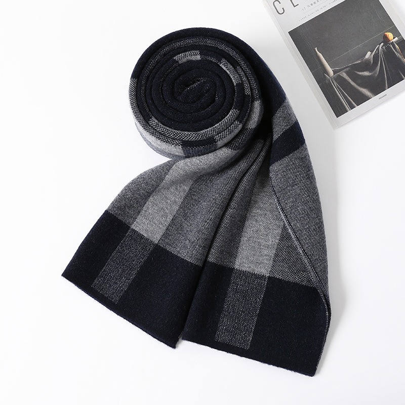 Luxury Scarf Man Winter Warm W – Muffler Men Wool recenzja i cena