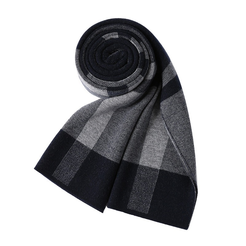Luxury Scarf Man Winter Warm W – Muffler Men Wool recenzja i cena