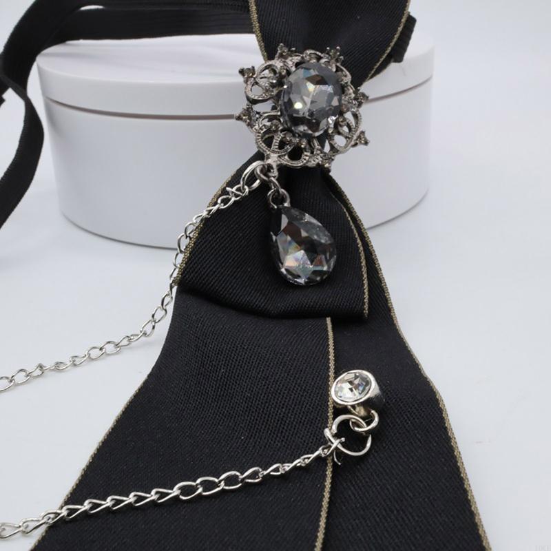 Gothic Fashion Neck Tie with M – Bow Tie Pre Tied recenzja i cena