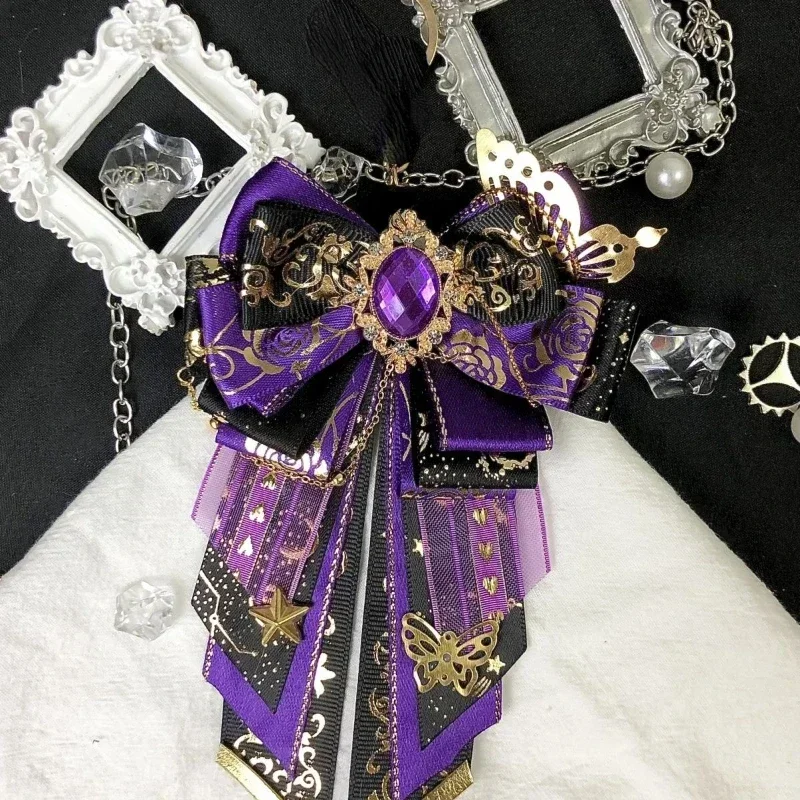 Vintage Lolita Luxury Bow Musi – Tie Bar Set Gift recenzja i cena